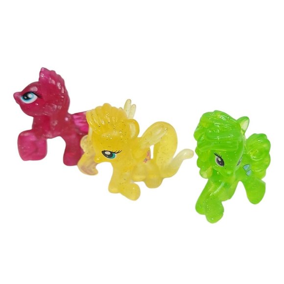 Hasbro My Little Pony Mini Figures Toys Unicorns Wings Lot Of 9 - Picture 10 of 11